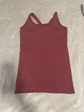 lululemon athletica Ribbed Tank Top in Mauve Pink